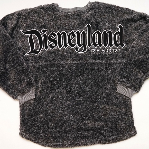 Disneyland Grey Fuzzy Fluffy Sherpa Spirit Jersey Nwt